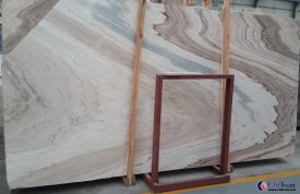 Italian palissandro white marble